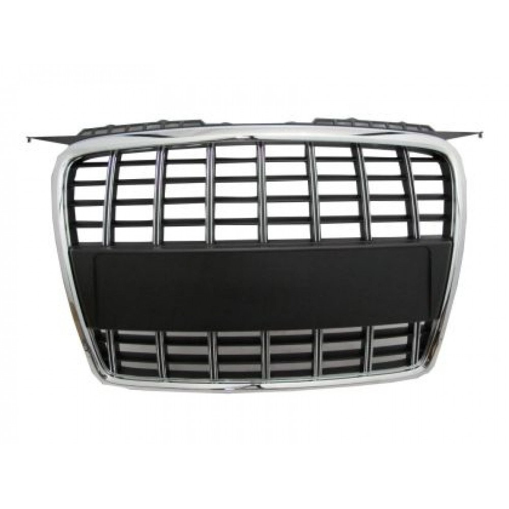 Решетка с емблема за Audi A3 (2003-2008) - S3 хром