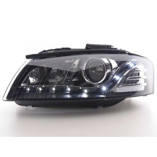Кристални фарове  DAYLINE AUDI A3 (2003-2008) - черни
