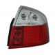 Диодни стопове  AUDI A4  (01-04) - червени / хром