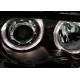 Кристални фарове с CCFL за BMW E46 седан (1998-2001) - хром