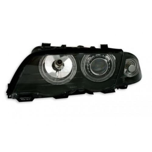 Кристални фарове за BMW E46 седан (1998-2001) - черни