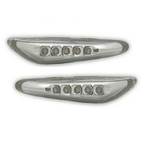 Диодни мигачи BMW E46  (01-05) / Е60 / X3 (04-09) - хром