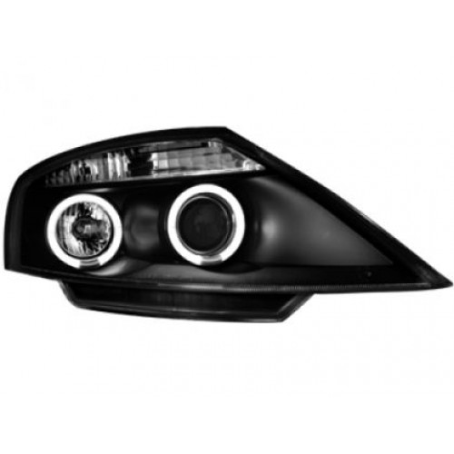 Кристални фарове ANGEL EYES CITROEN C3 (2002+)  - черни