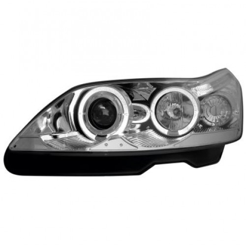 Кристални фарове ANGEL EYES CITROEN C4 (2004+) ел. рег.- хром 