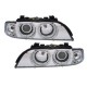 Кристални фарове  Angel Eyes BMW E39  (95-00) - хром
