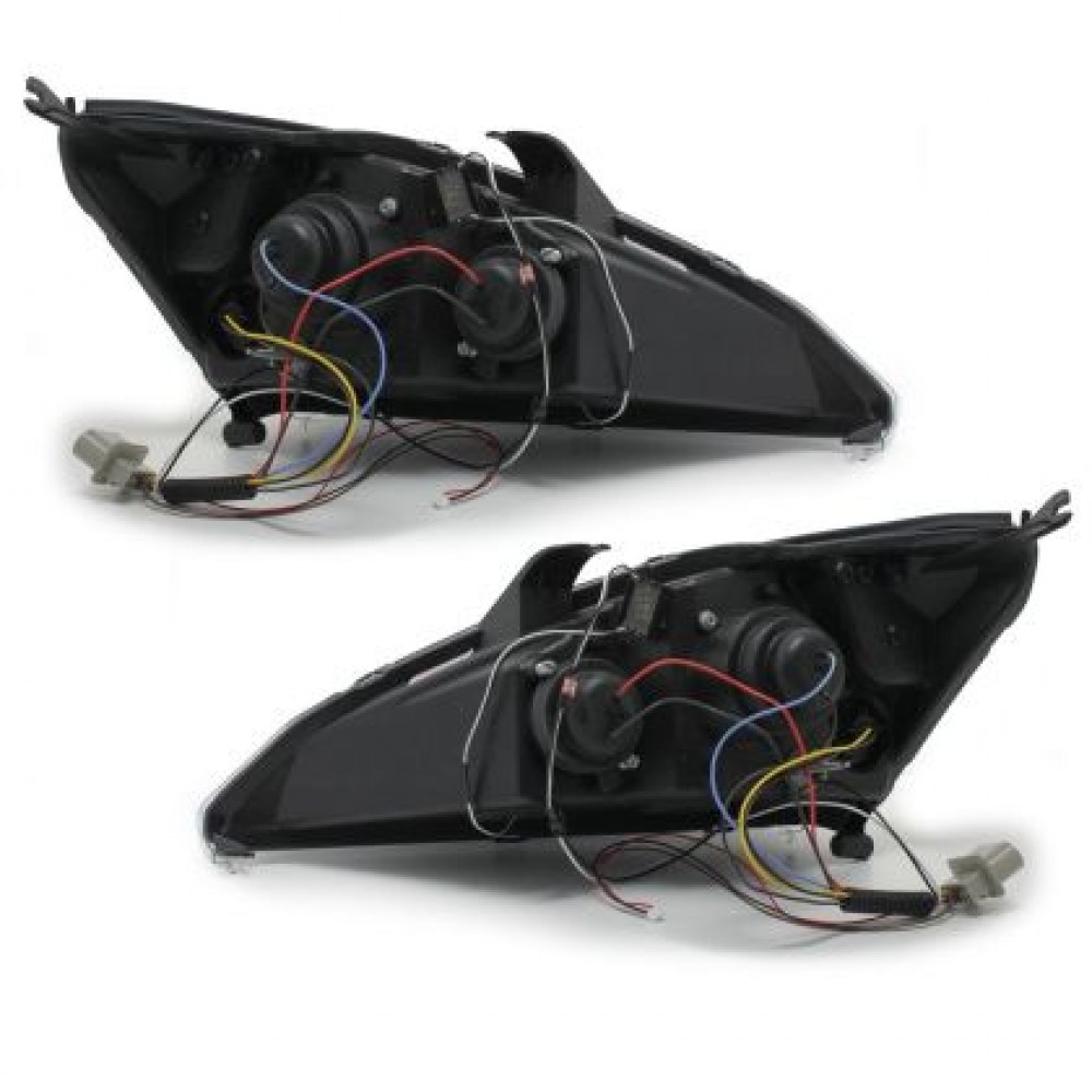 Кристални фарове  FORD FOCUS (98-01) - черни 