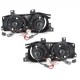 Кристални фарове  Angel Eyes BMW E32 / E34  (89-95) - хром