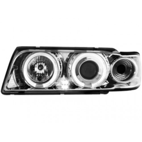 Кристални фарове  Angel Eyes BMW E38  (1994-1998) - хром