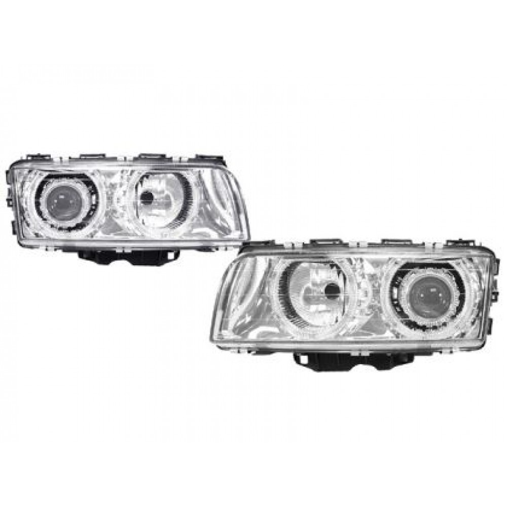 Кристални фарове  Angel Eyes BMW E38  (1994-1998) - хром