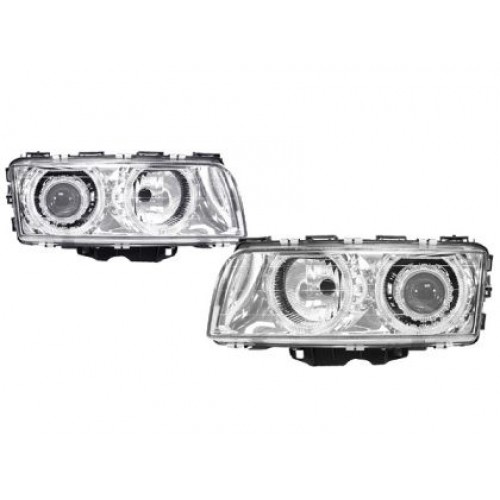 Кристални фарове  Angel Eyes BMW E38  (1994-1998) - хром
