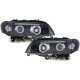 Кристални фарове  Angel Eyes BMW X5  (99-03) - черни