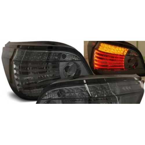 Диодни стопове BMW E60 (2003-2007) - диоден мигач опушени