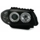 Кристални фарове  Angel Eyes BMW E87 / E81  (2004-2011) - черни