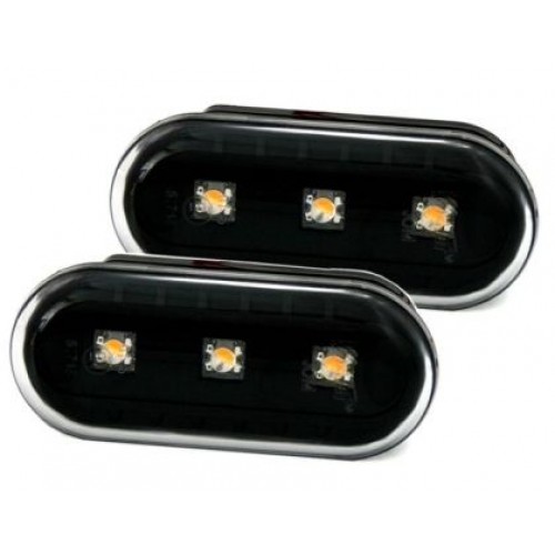Диодни мигачи за калник VW / FORD / SEAT - черни