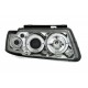 Кристални фарове  Angel Eyes VW PASSAT 3B/ B5 (97-00)  - хром