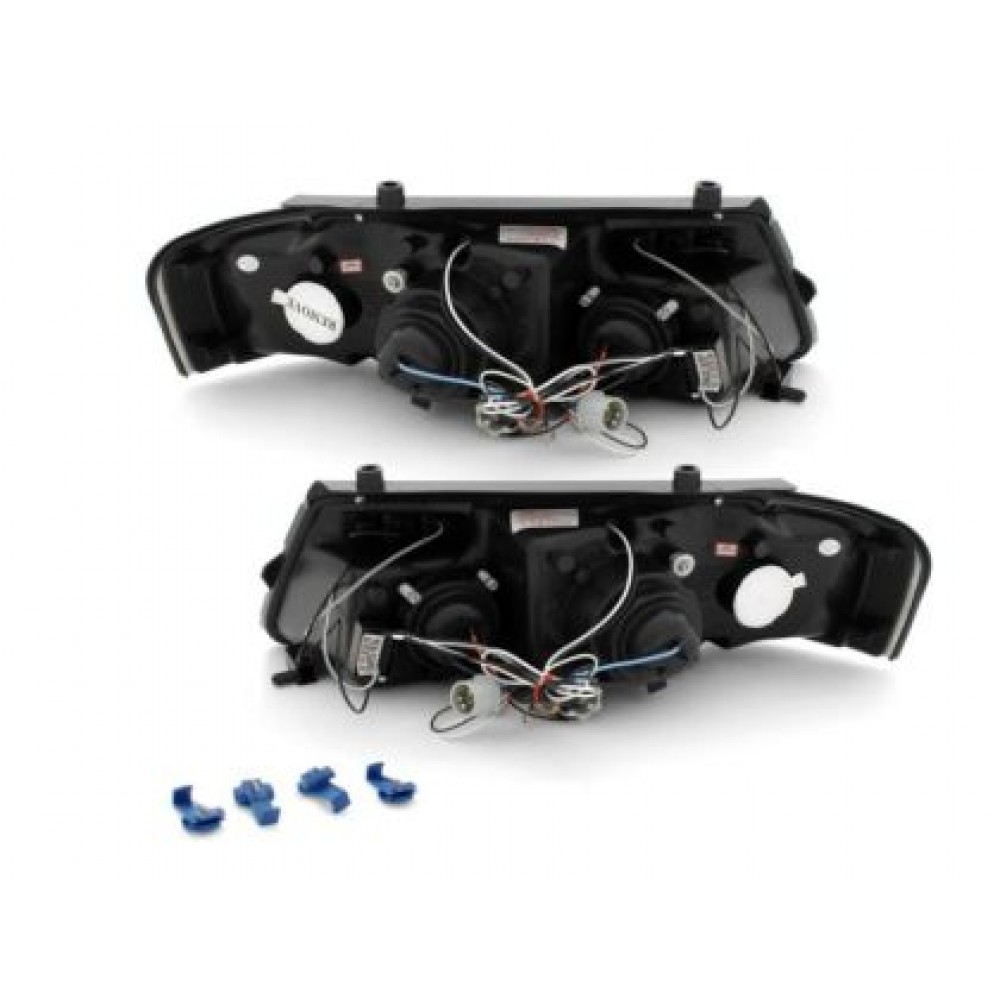 Кристални фарове  Angel Eyes VW PASSAT 3B/ B5 (97-00)  - черни