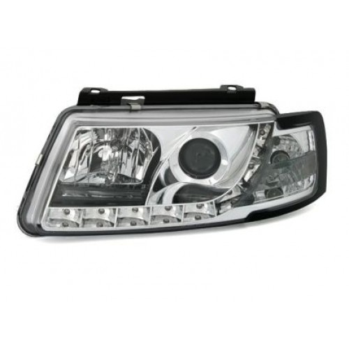 Кристални фарове  Dayline VW PASSAT 3B/ B5 (97-00)  - хром