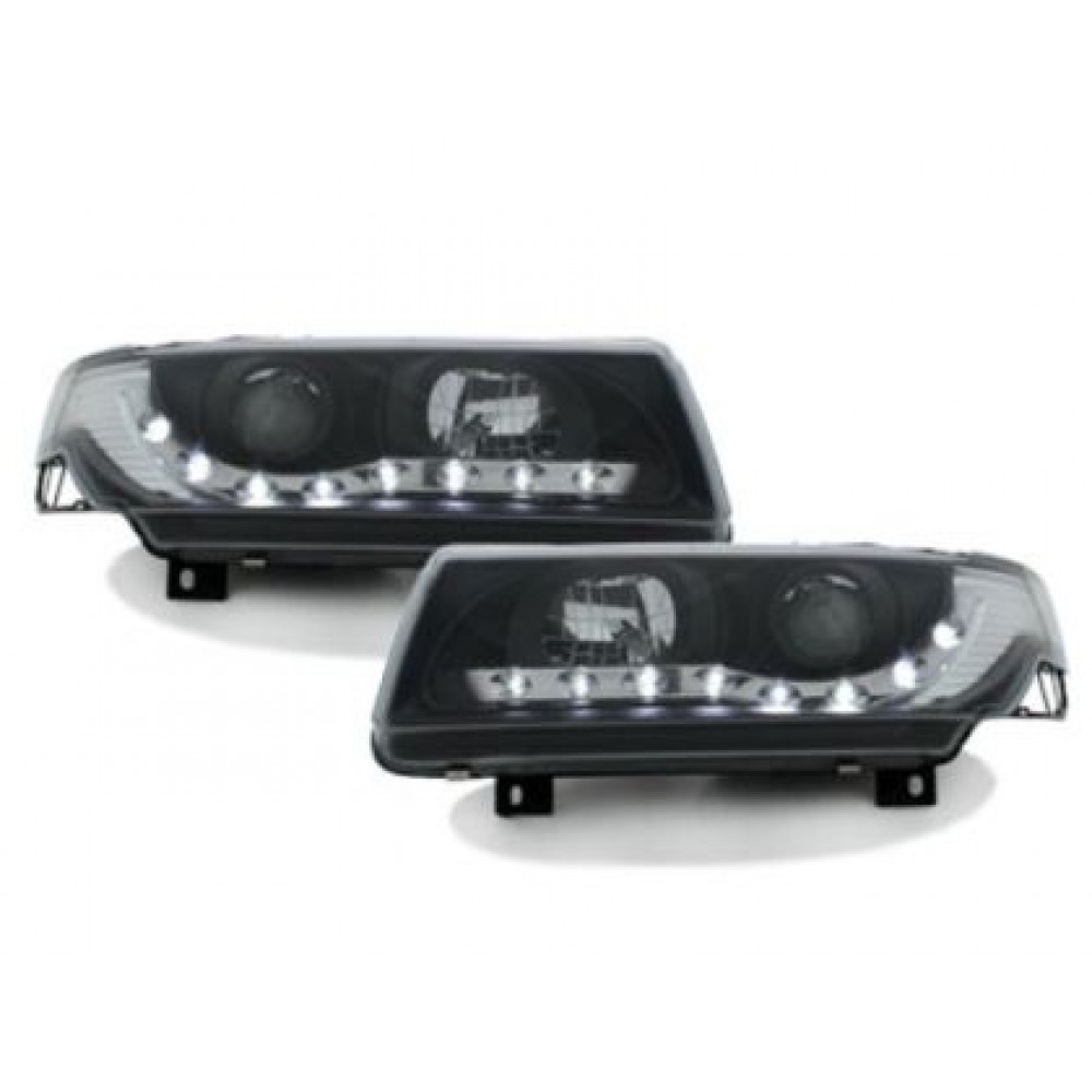 Кристални фарове  Dayline VW PASSAT B4 (93-96)  - черни