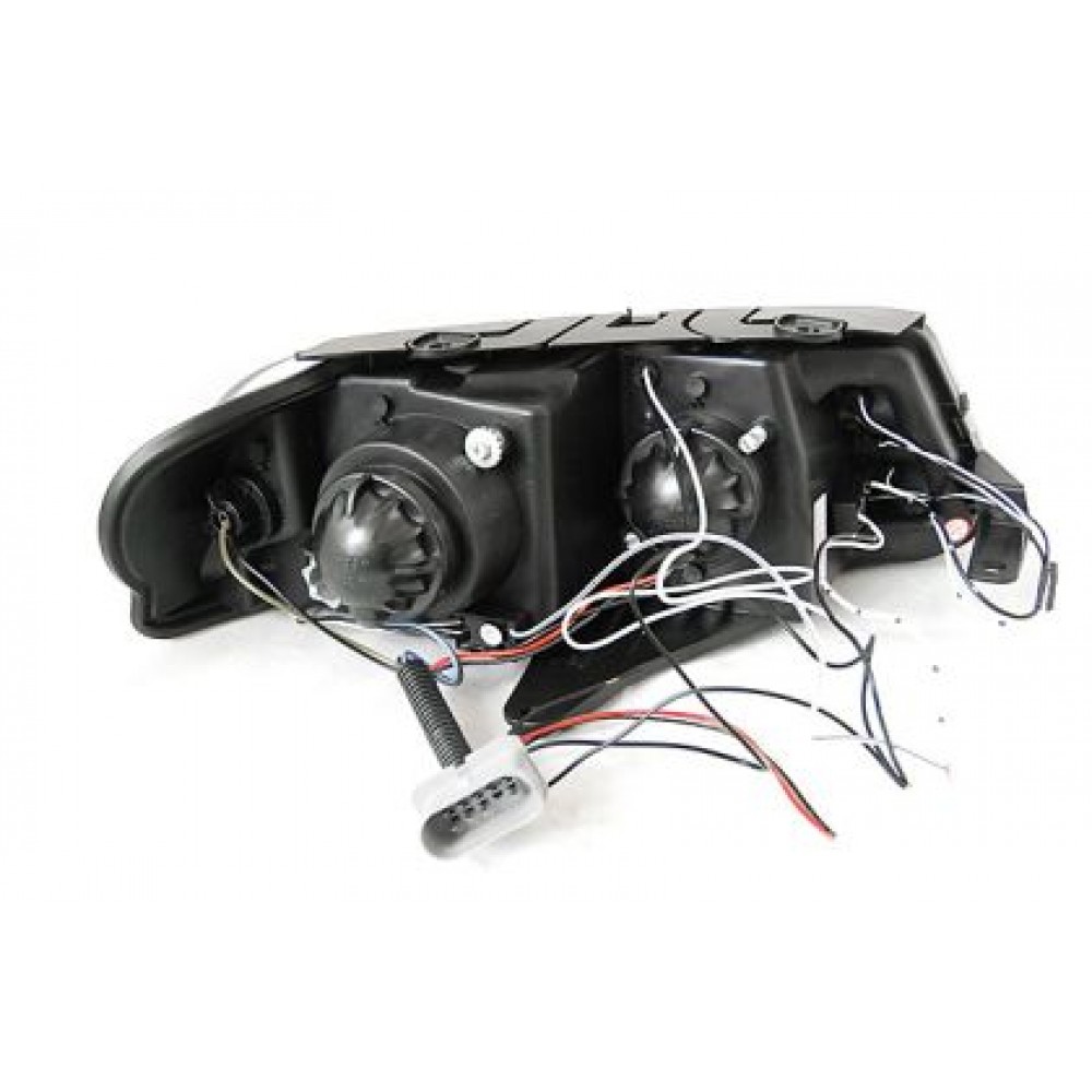 Кристални фарове  Angel Eyes VW PASSAT  B5.5 (01-05)  - хром