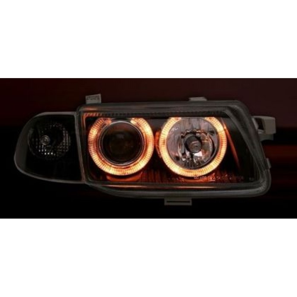 Кристални фарове  Angel Eyes OPEL ASTRA F (1991-1999) - хром