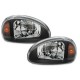 Кристални фарове  OPEL CORSA  B (93-01) - черни
