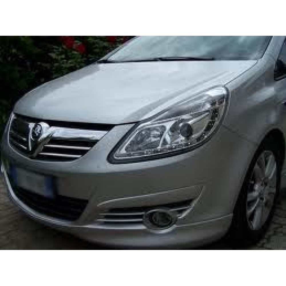 Кристални фарове  OPEL CORSA  D (2006-2010) - хром