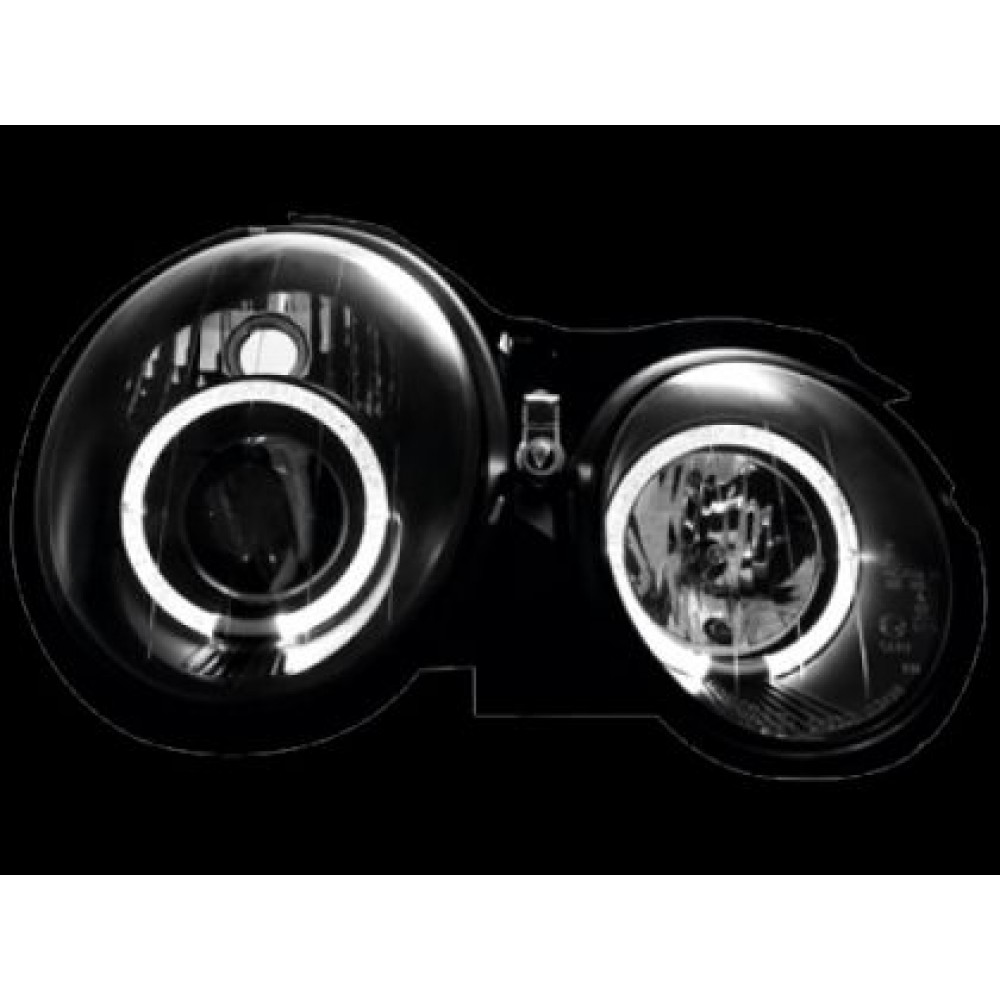 Кристални фарове  Mercedes CLK W208 (97-02) - черни
