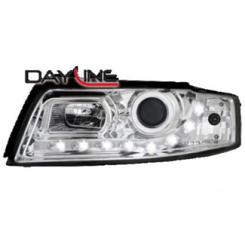 Кристални фарове  DAYLINE AUDI A4 (2001-2004) - хром