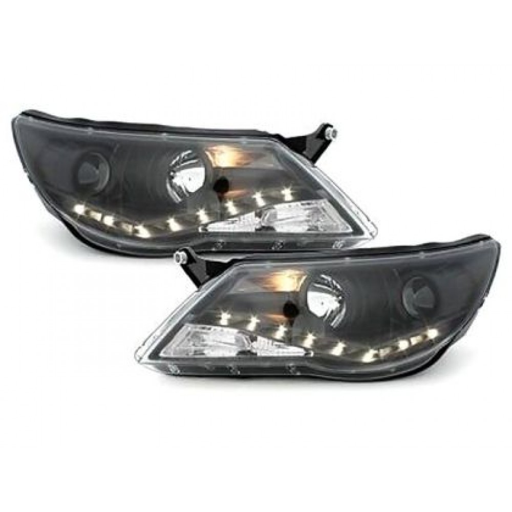 Кристални фарове  VW TIGUAN  (07-11)