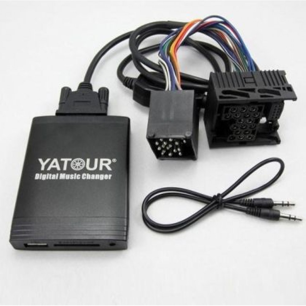 USB / MP3 audio inteface с Bluetooth*  BMW E36,E38,E39,E46,X3,X5,Z3,Z8,MINI R5x - за 17 пинов порт