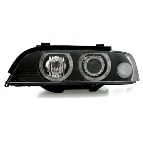 Кристални фарове  Angel Eyes BMW E39  (1995-2003) - черни