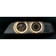 Кристални фарове  Angel Eyes BMW E39  (1995-2003) - черни