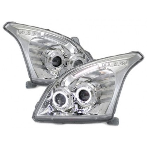 Кристални Фарове за Toyota Land Cruiser 120 (2003-2009) - хром