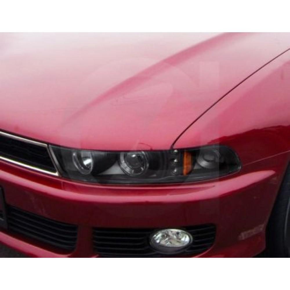 Кристални фарове за Mitsubishi Galant (1996-2006) - черни