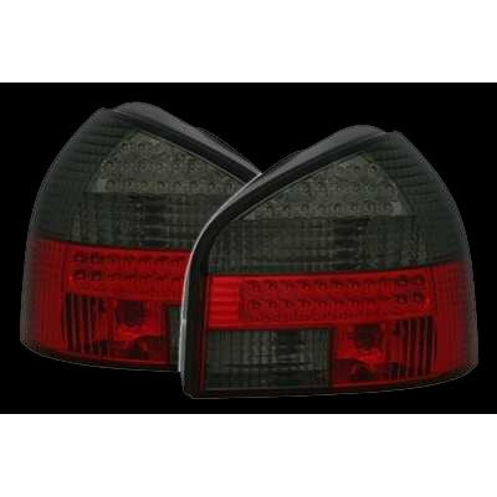 Диодни стопове  AUDI A3  (1996-2000) - опушен хром