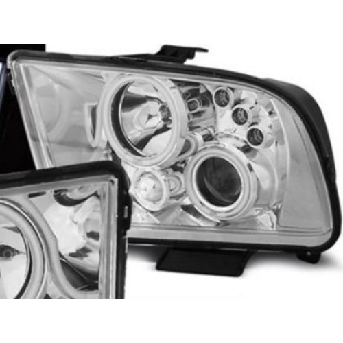 Кристални фарове Angel Eyes за FORD MUSTANG (04-09)