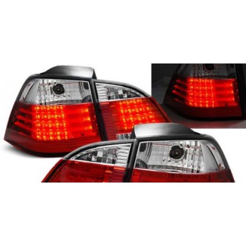 Диодни стопове BMW E61 комби  (2003-2007) - хром