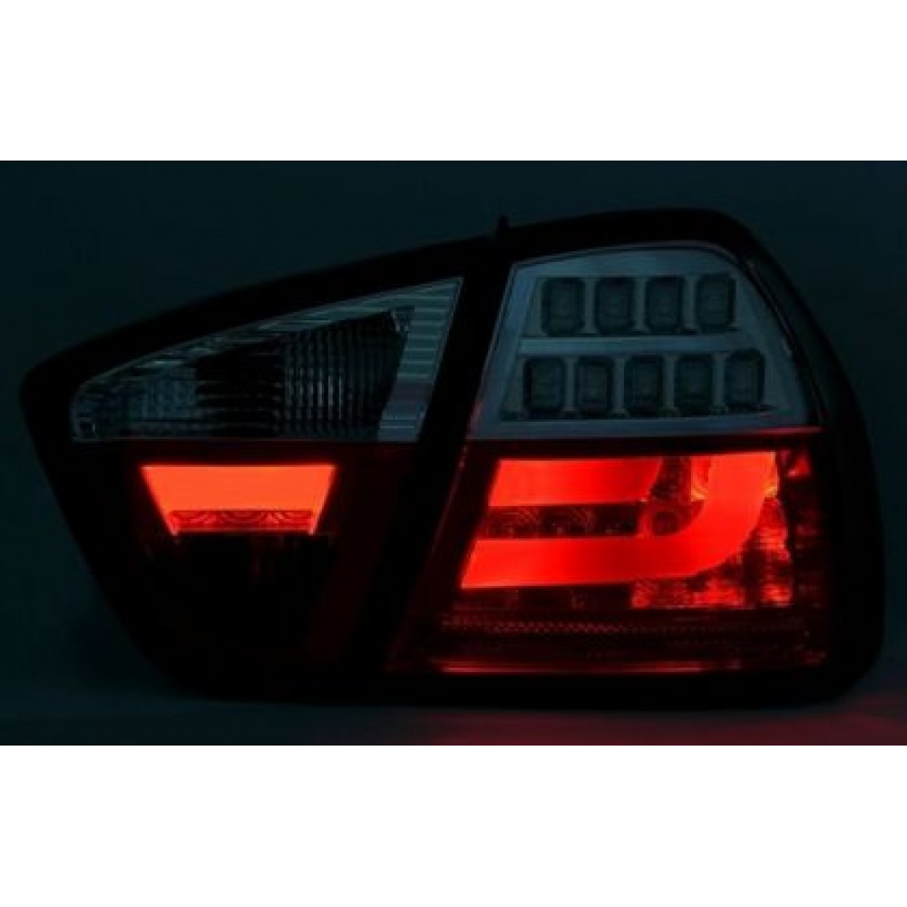 Диодни стопове BMW E90 (03-07) - опушени