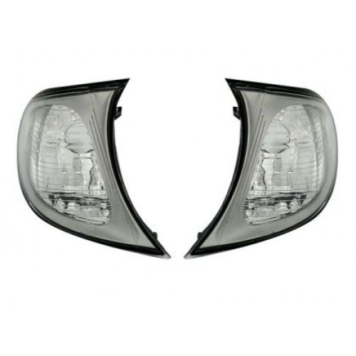 Кристални мигачи до фара BMW E46 седан (01-05) - хром