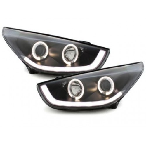 Кристални фарове   HYUNDAI TUCSON IX35 (2010+) - черни