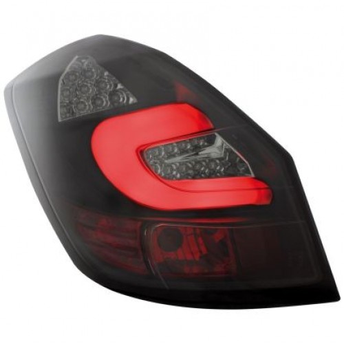 Диодни стопове  SKODA FABIA II 5 врати  (2007-2014) - опушени