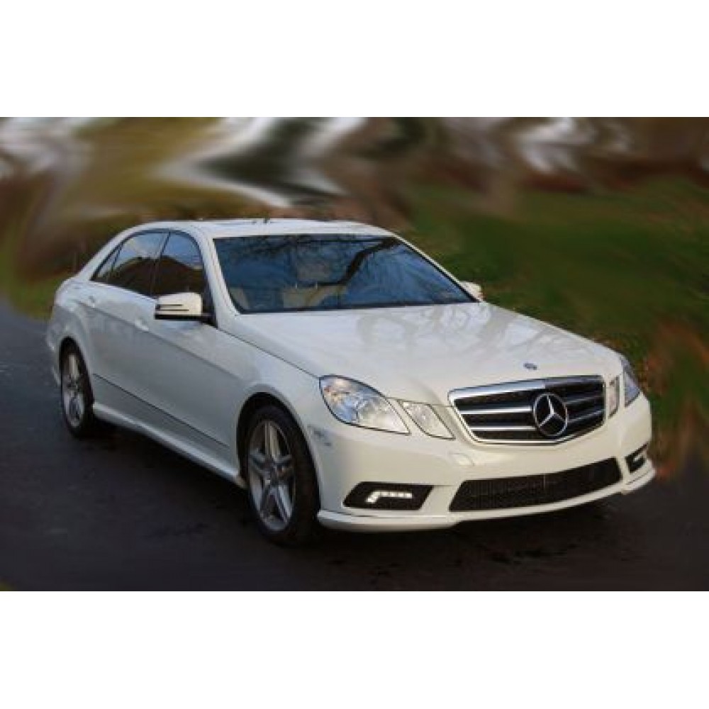 Решетка Mercedes W212 E-Class (2009-2014) - AMG черна с хром лайсни