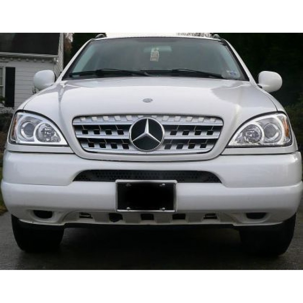 Решетка за Mercedes ML W163 (W164 дизайн) (1998-2005) - хром