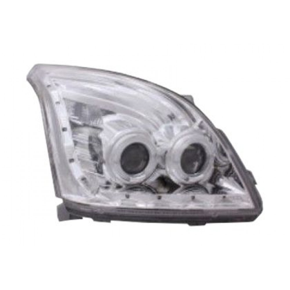 Кристални Фарове за Toyota Land Cruiser 120 (2003-2009) - хром