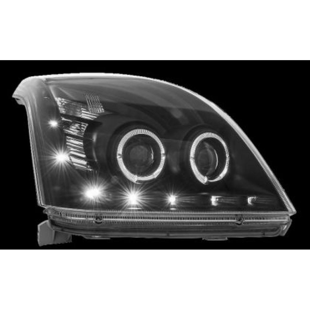 Кристални Фарове за Toyota Land Cruiser 120 (2003-2009) - хром
