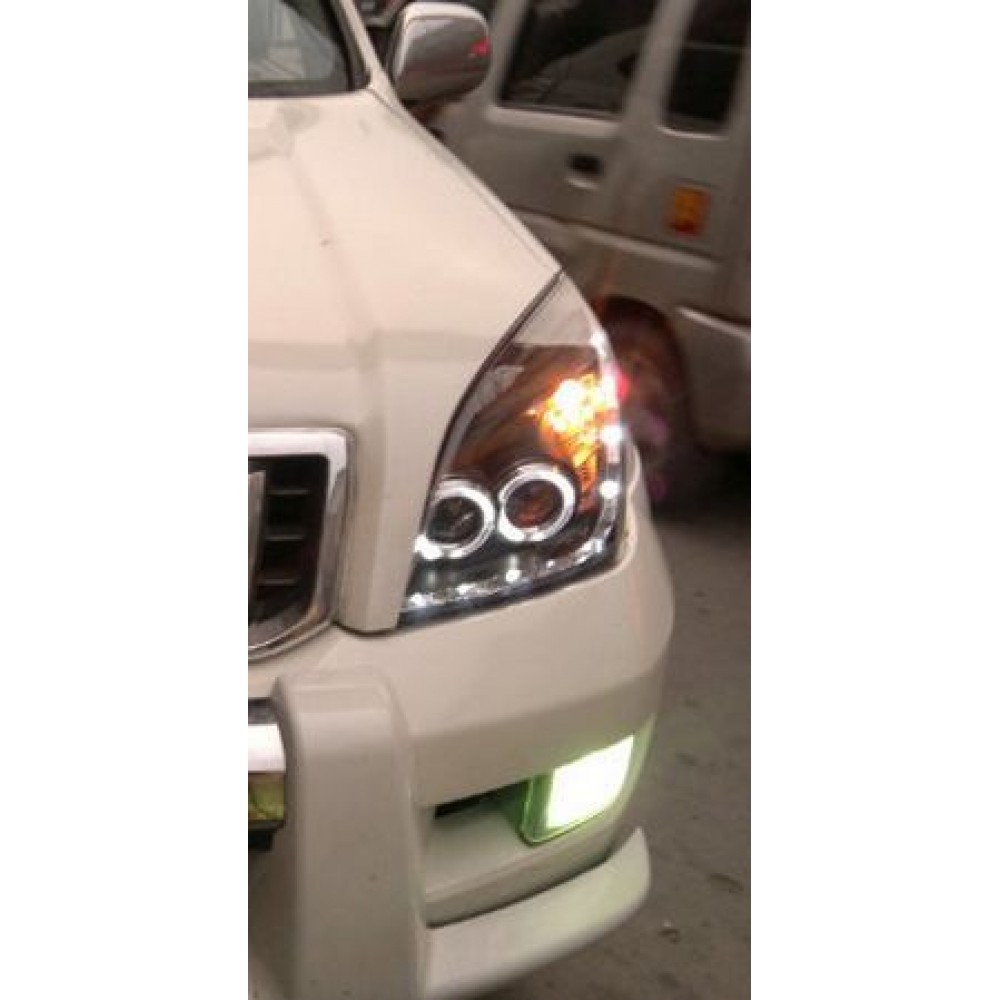 Кристални Фарове за Toyota Land Cruiser 120 (2003-2009) - хром