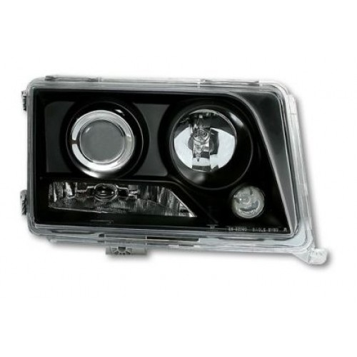 Кристални фарове за Mercedes W124 (1993-1995) - черни