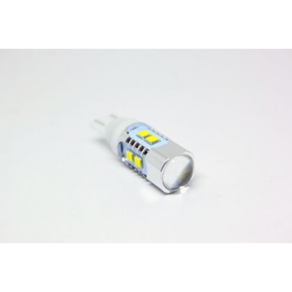 Лед крушки тип T10 10W с 10 диода 2323 по 1W Cree и лупа
