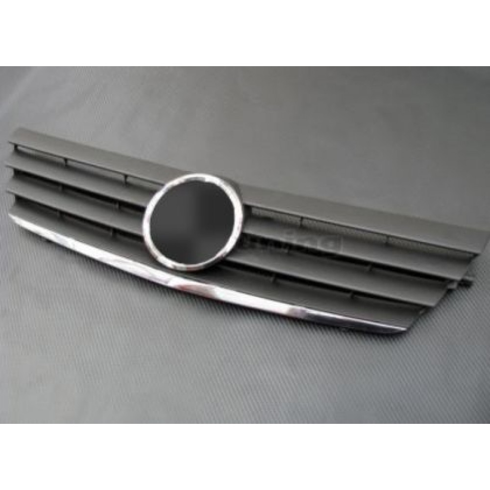 Решетка за Mercedes C203 Coupe (2000-2007) - 4 ребра черна