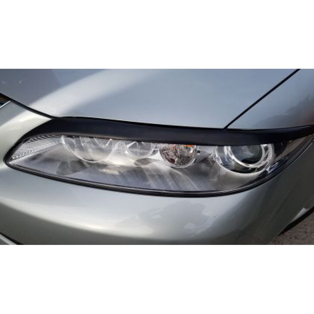 Вежди за Fарове за Mazda 6 (2002-2009) - черни